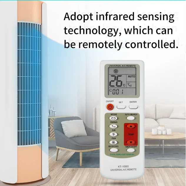 General air Conditioning Remote Control KT-109II air Conditioning Remote Control Heat