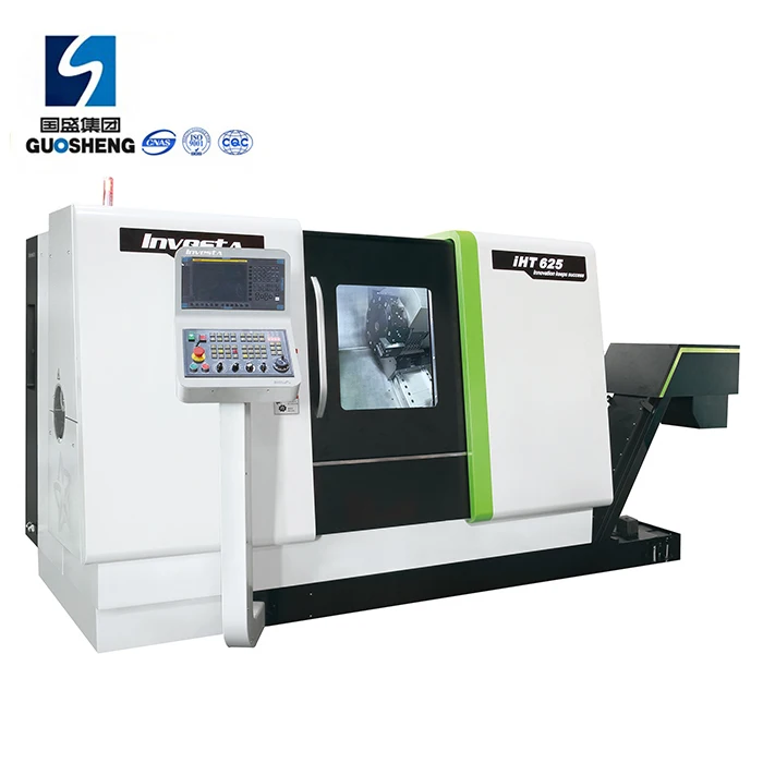 Precision Computerized CNC Lathe with Inclined Bevel