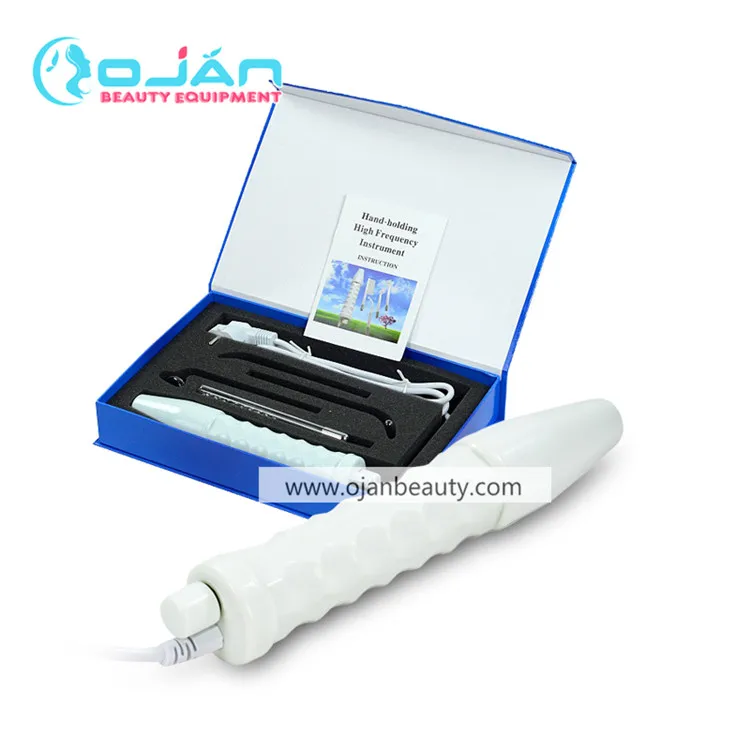 2023 Newest Darsonval Portable High Frequency Red/Purple Ray Acne Removal Galvanic Face Professional