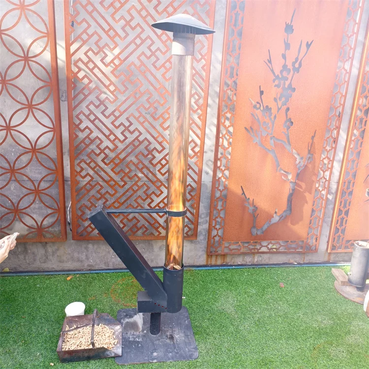 Outdoor Portable Wood Pellet Heaters Freestanding Garden Patio Heater wood pellet heater
