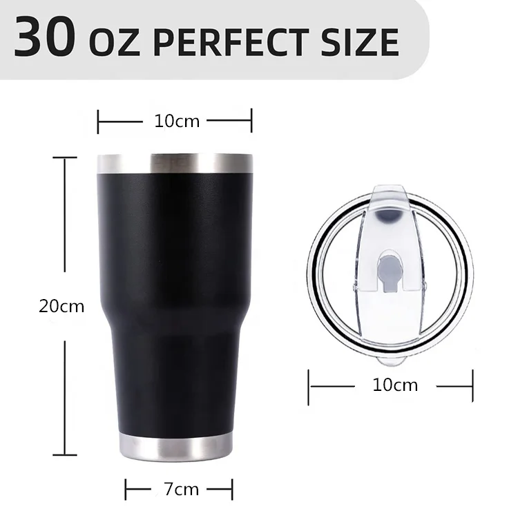 Amazon Hot Selling 30 oz Double Wall Stainless Steel Water Tumbler Travel Mug Custom Logo thermal glasses insulation Large mugs