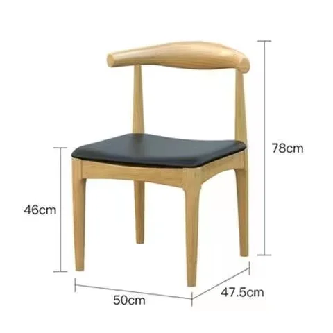New Nordic design modern simple solid wood dining table furniture dining chair set wholesale support custom sizes