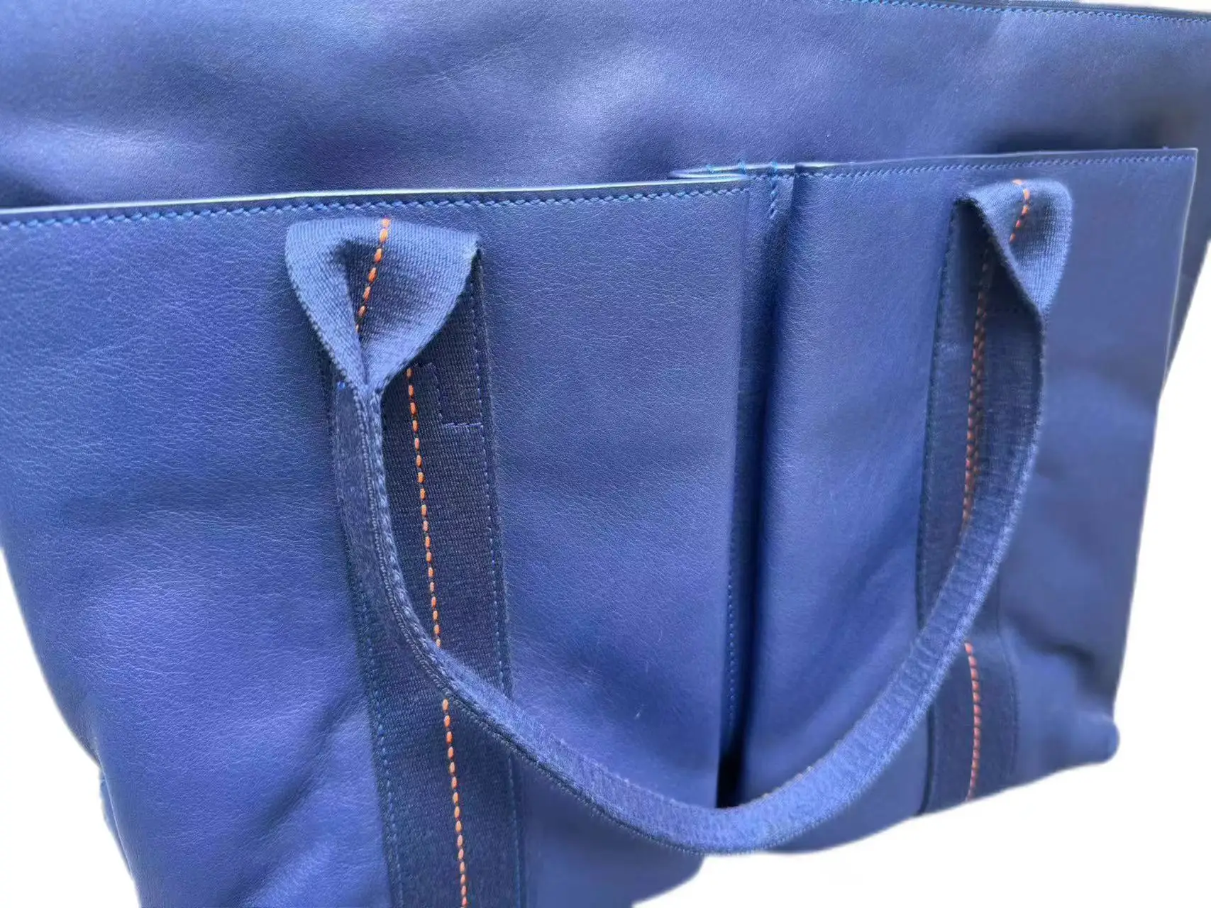 Unisex Cowhide Fashion Shoulder Tote Bag Handmade Real Cowhide Leather Special Clearance on Trend Back Pack for Men and Women