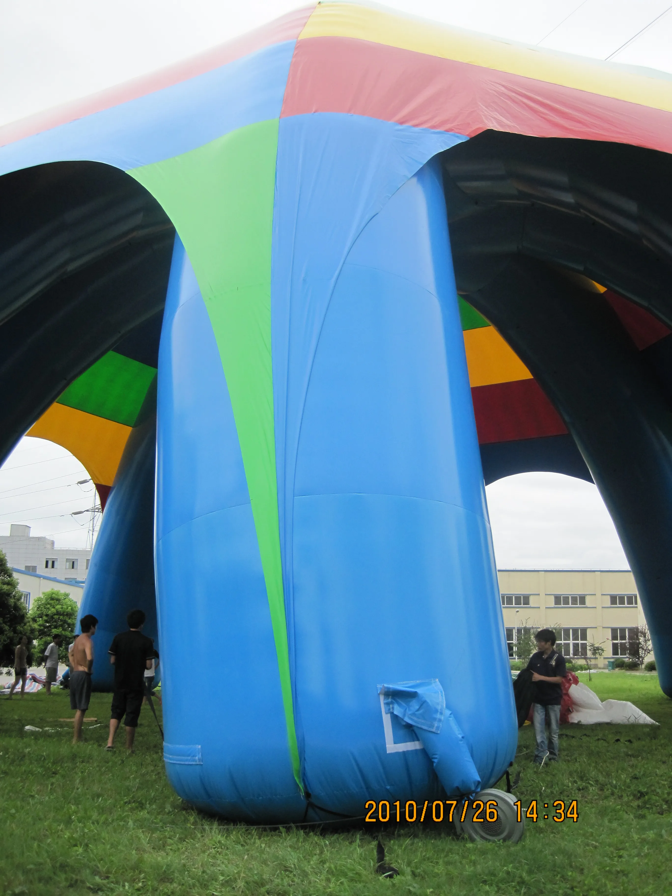 customized large inflatable cube octopus tents for camping or event on sale/Dia 30m (98ft) inflatable party tent hot sell