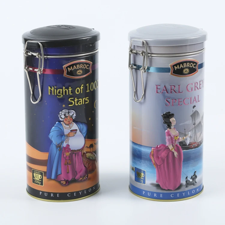 supplier Round tea packaging tin box tea tin cans