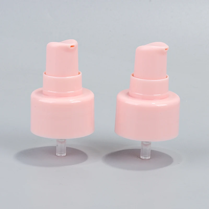 Pink Color Plastic Cream Pump 24 410 28 410 Treatment Pump For Skin Care Bottle