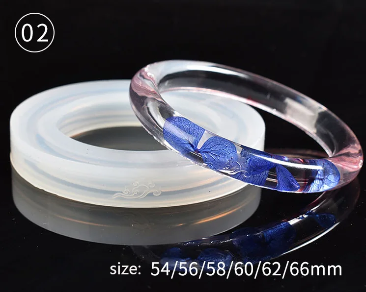 Factory Wholesale Mould for DIY UV Jewelry Bracelet Silicone Epoxy Resin Molds