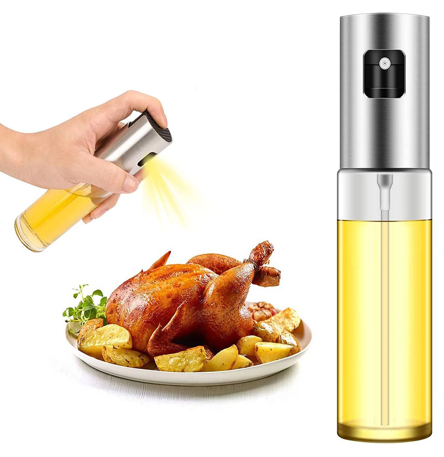 Kitchen Gadget BBQ Kitchen Baking Roasting Olive Oil Spray Bottle Oil Dispenser Sprayer