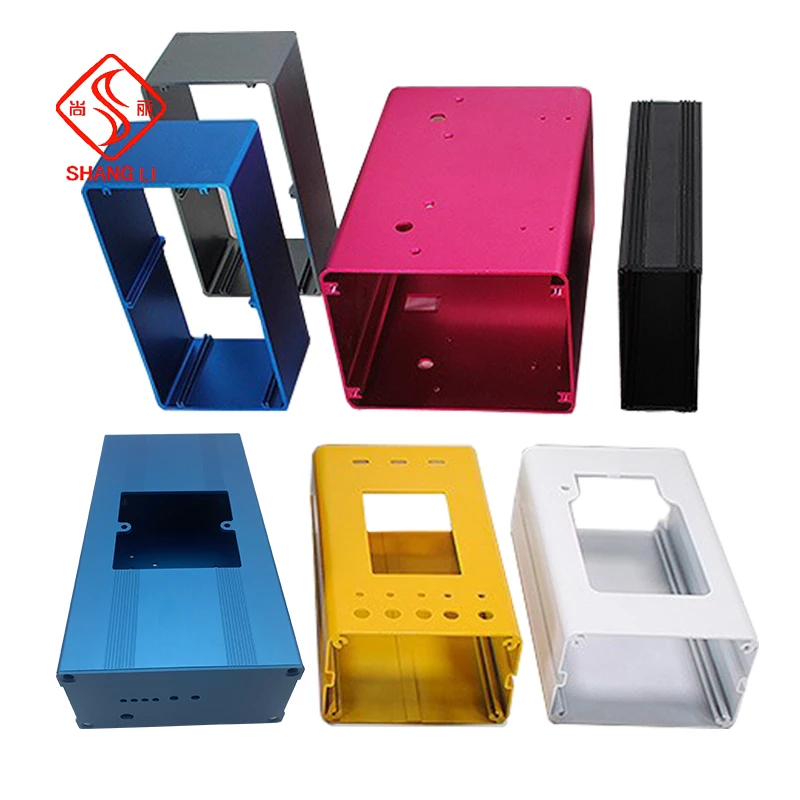 Shangli Desktop Housing Case aluminum extrusion case custom electronic box aluminum extruded pcb enclosure