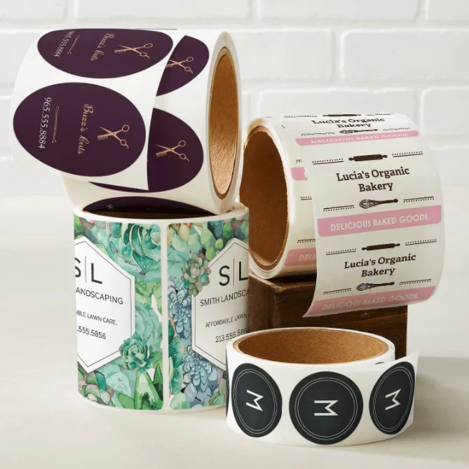 PP self adhesive polyester film with silicone coated yellow and white glassine release paper rolls