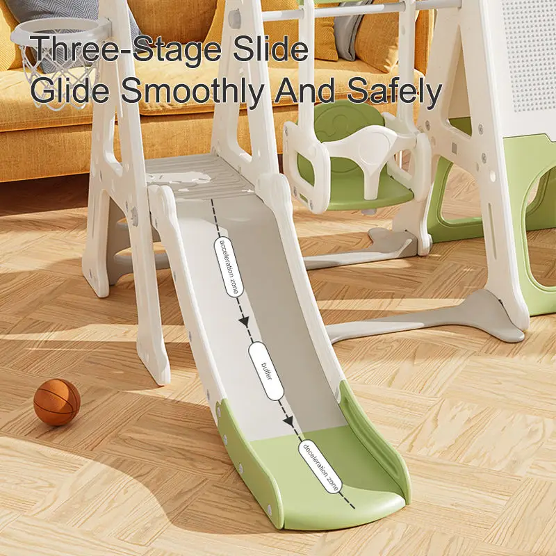 Children Multifunctional Climbing Frame Kids Indoor Play House Baby Playroom Playground Plastic Swing And Slides For Children