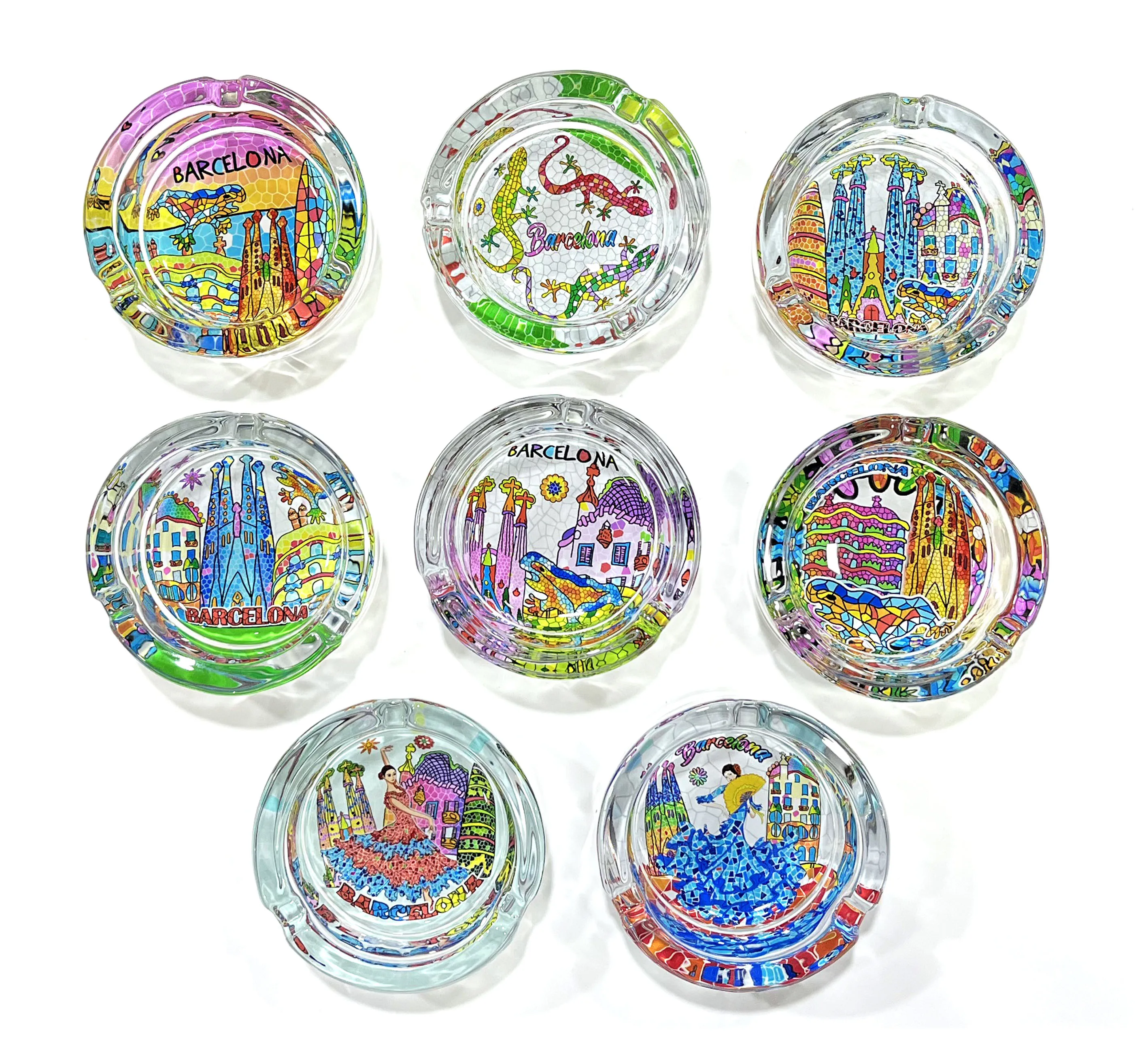 Souvenir Fridge Magnet Key chain  Ashtray  Wine Stopper Barcelona Tourist Gift