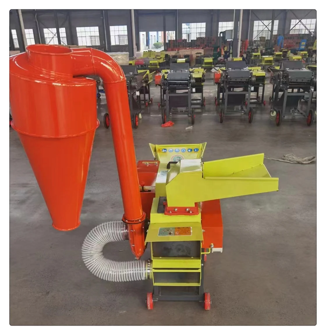 Small chaff slicer straw breaker hay cutter grain grind crusher on sale