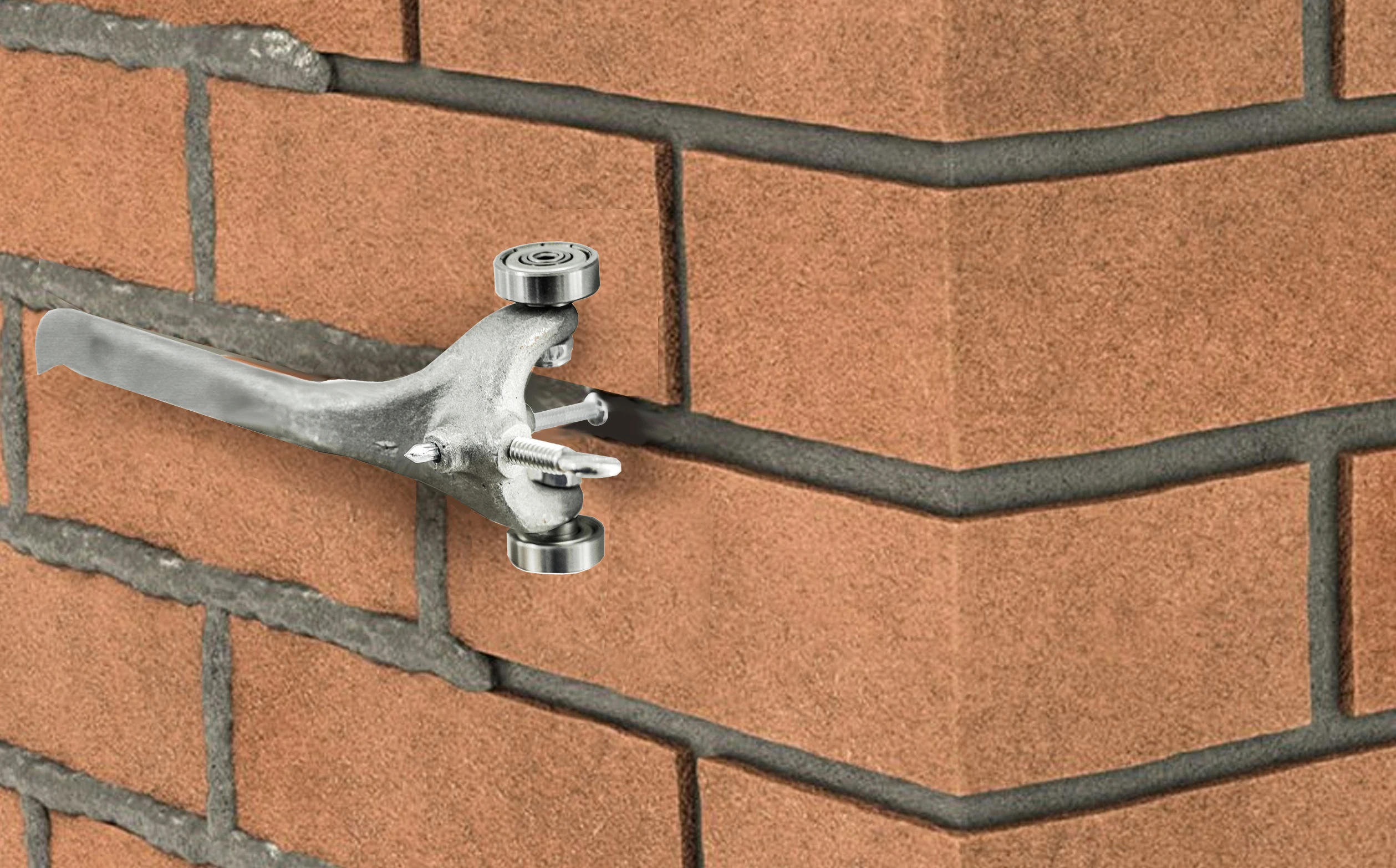 Skate Wheel Joint Raker Brick Joint Raker Remover Skate Wheel Cast Aluminum Skate Wheel Joint Raker Crack Clean Wall Trimming To