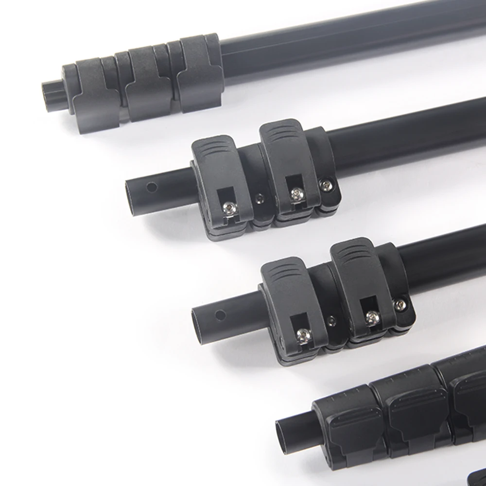 Existing Mold Heavy Wall Flip Lock Load 30kg Anodized Aluminum Custom Telescopic Pole Tube
