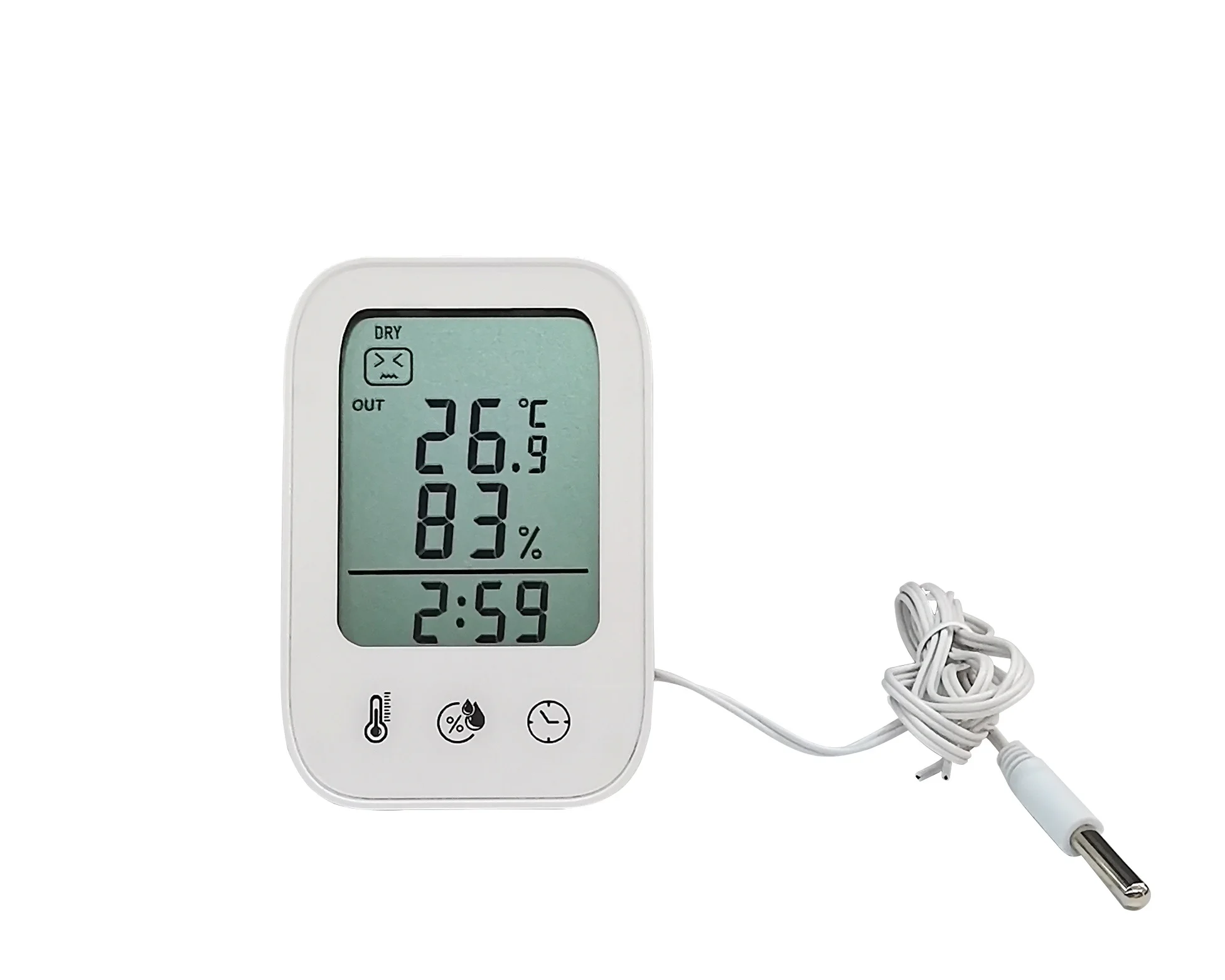 Digital In/Out Thermometer & Indoor Hygrometer,  digital thermometer with Humidity Meter Temperature Monitor with magnet
