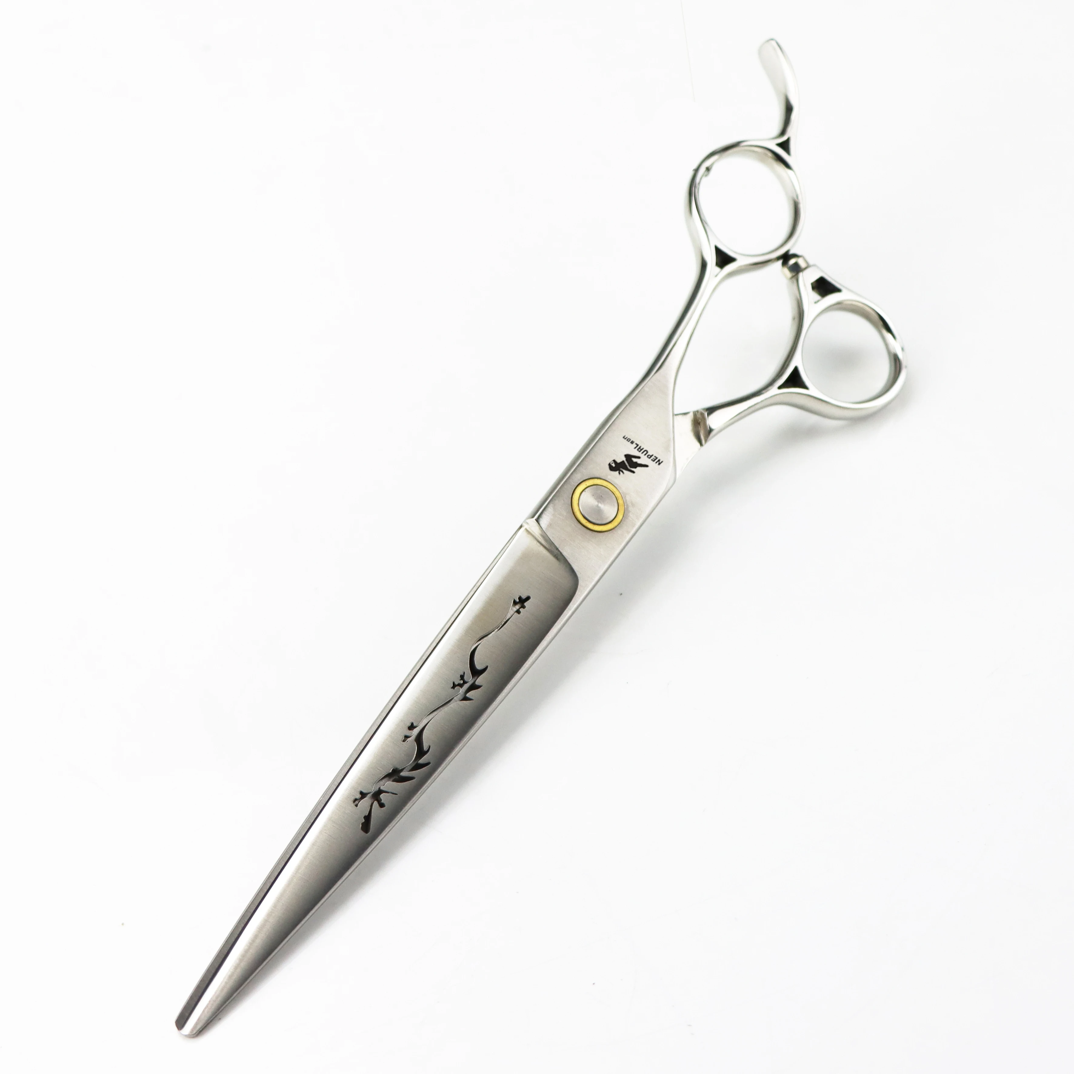 7.5 inch NEPURLson knife head dragon pattern scissors new style  Elegant Wholesale New Fashion Design Beauty Barber Scissors