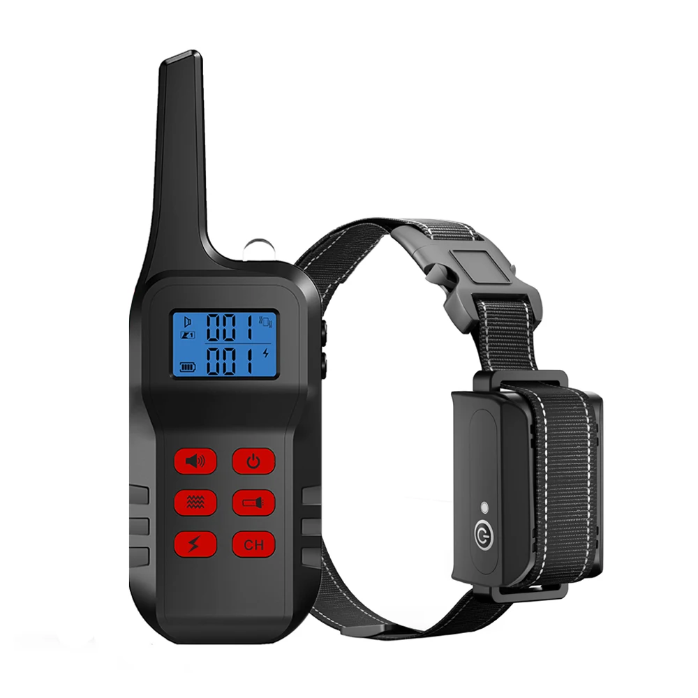 1000M Range Dog Training Collar Rechargeable Dog Shock Collar W/3 Training Dog Collar