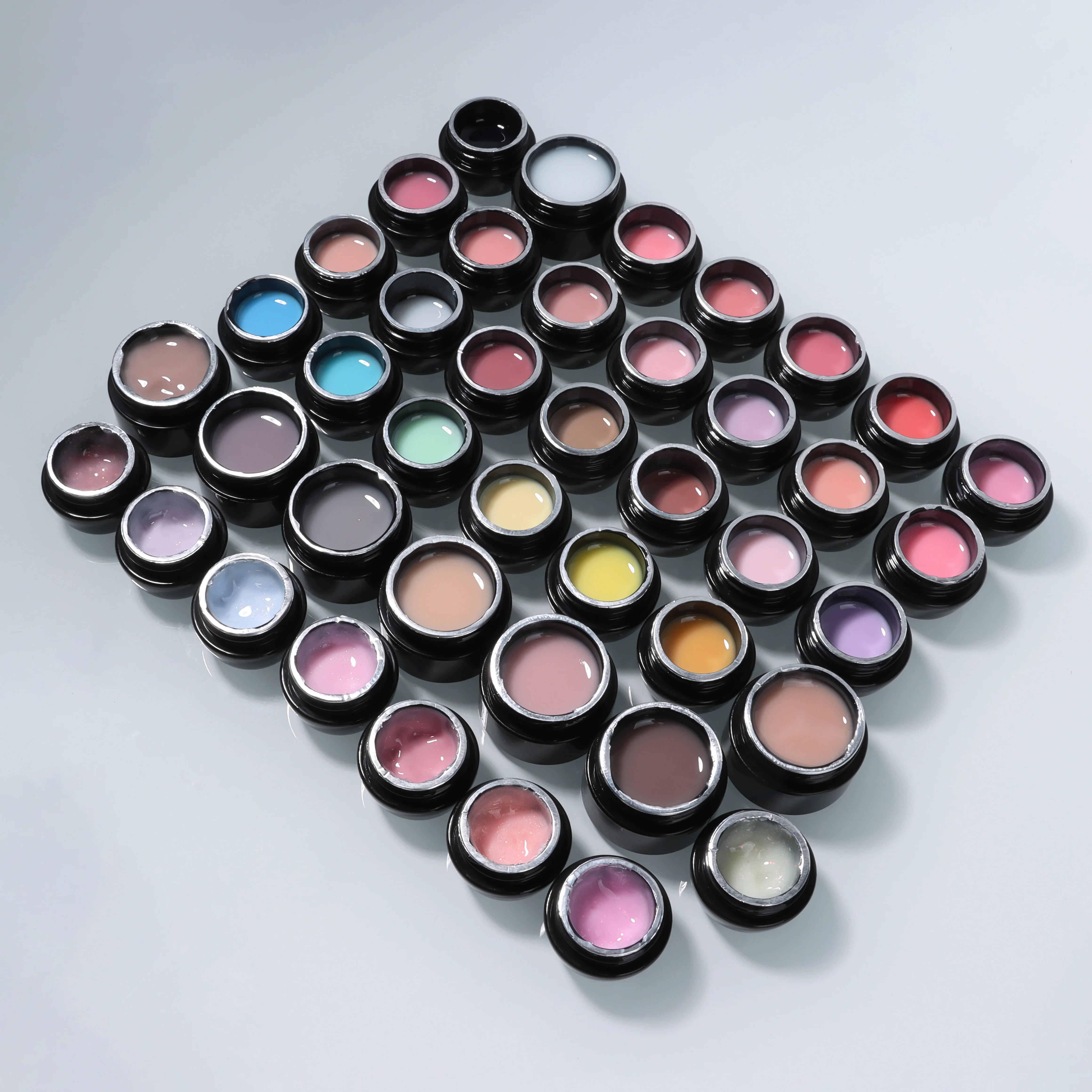 KNC Self leveling Nail Builder Extensions Private Label OEM Free Sample 42Colors Nail Construction Extension UV Gel Builder