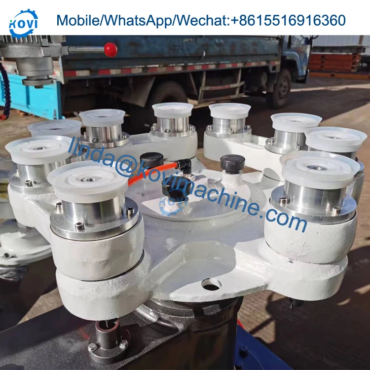 Irregular shaped straight line glass edging processing machinery glass polishing grinding machine