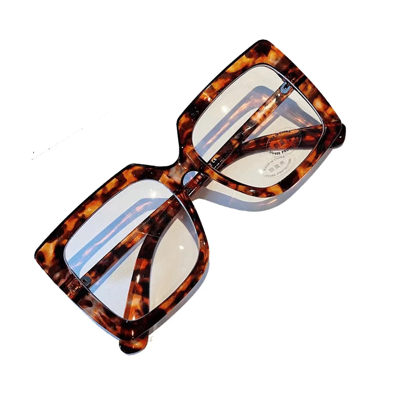 Anti Blue Light Computer Glasses Spectacles Square Frame Clear Lens Male Female Transparent Eyeglasses Frame Optical Glasses