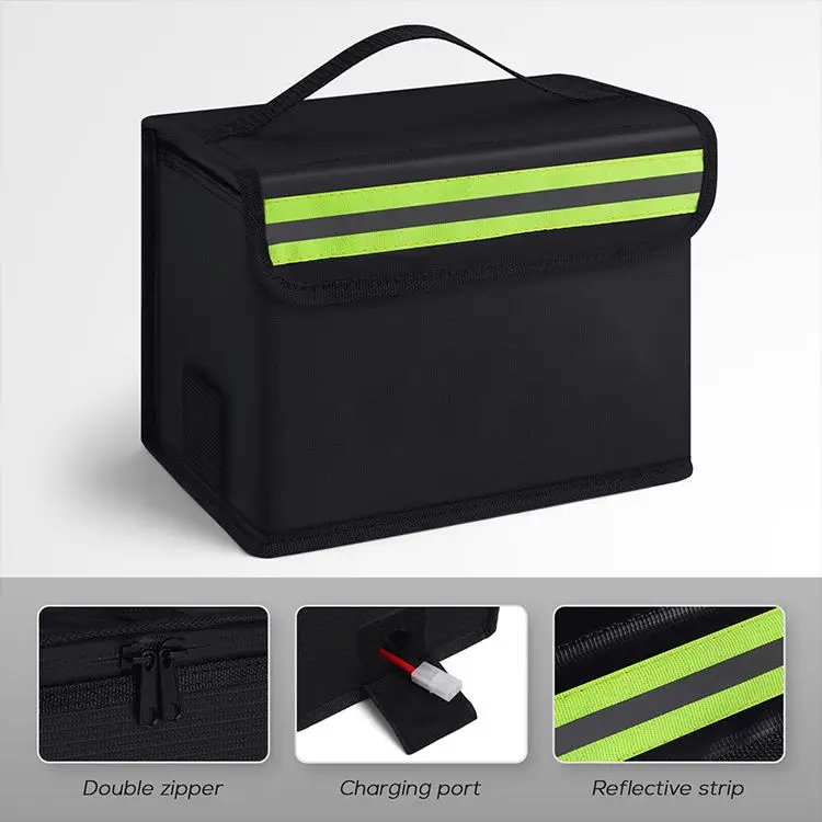 Lipo Safe Safety Charge Battery Bag Portable Handbag Custom Fireproof Explosion-Proof Waterproof Storage Bag