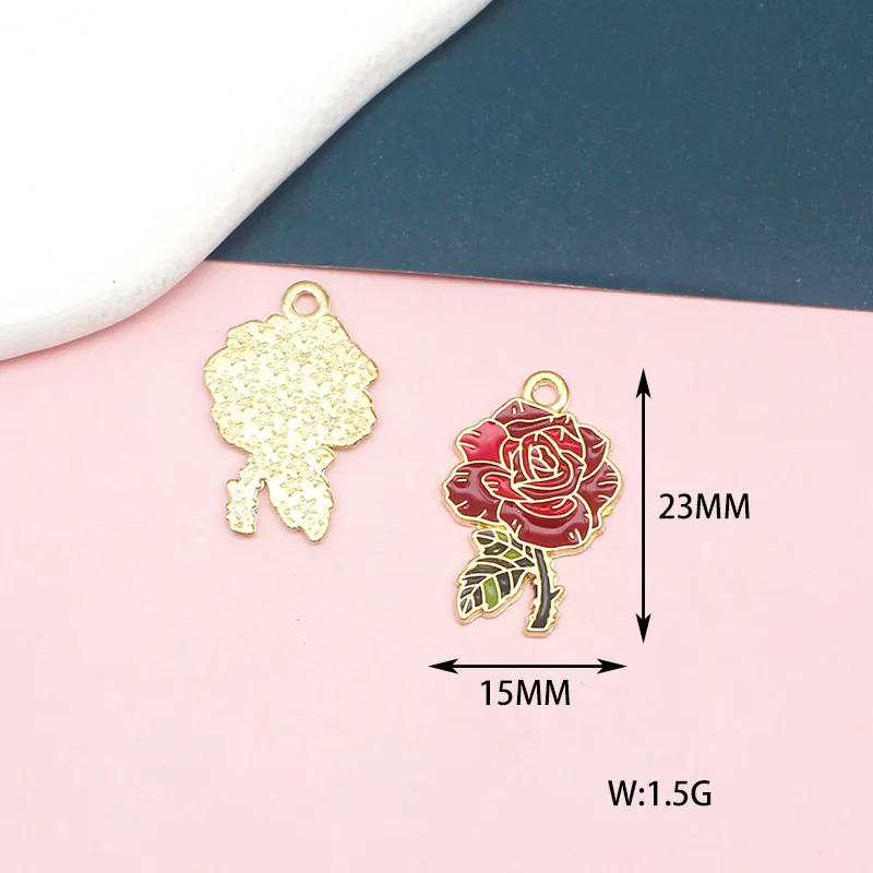 Красивые цветы «сделай сам», сплав, аксессуары, роза, Подсолнух, серьги, ожерелье, подвеска, брелок, подвеска в виде капли масла