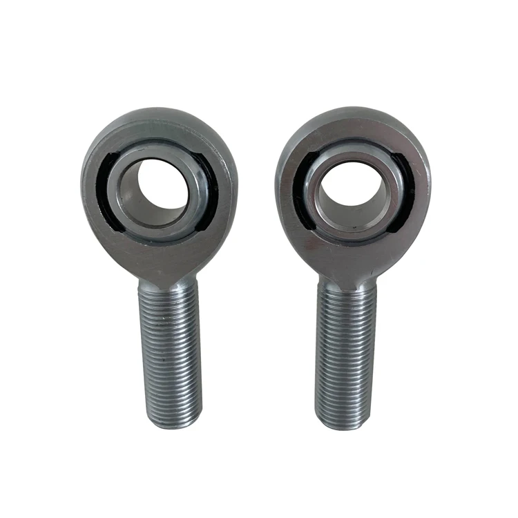 Universal Left And Right Male Threaded Hard Chrome Plated Steel Loader Slot Rod Ends Ball Bearing