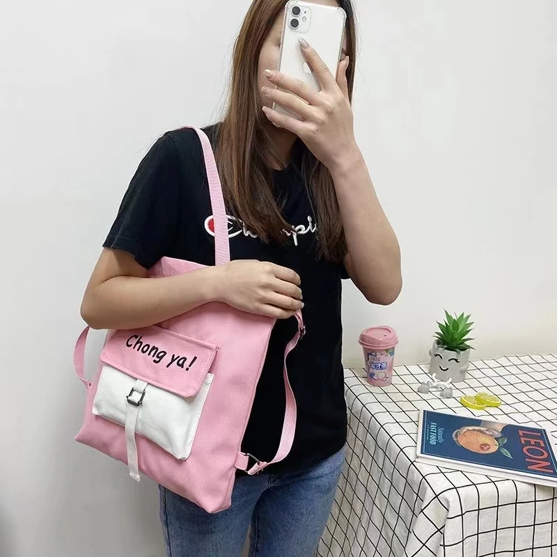 Custom Natrual Cotton Canvas Promotional String Drawstring Drawstring Backpack Organic Bag Canvas Drawstring Backpack