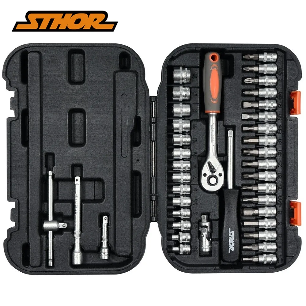 YATO Steam Protection Auto Repair China Tool Box Set Car Tool Kit Set Bag 1/4