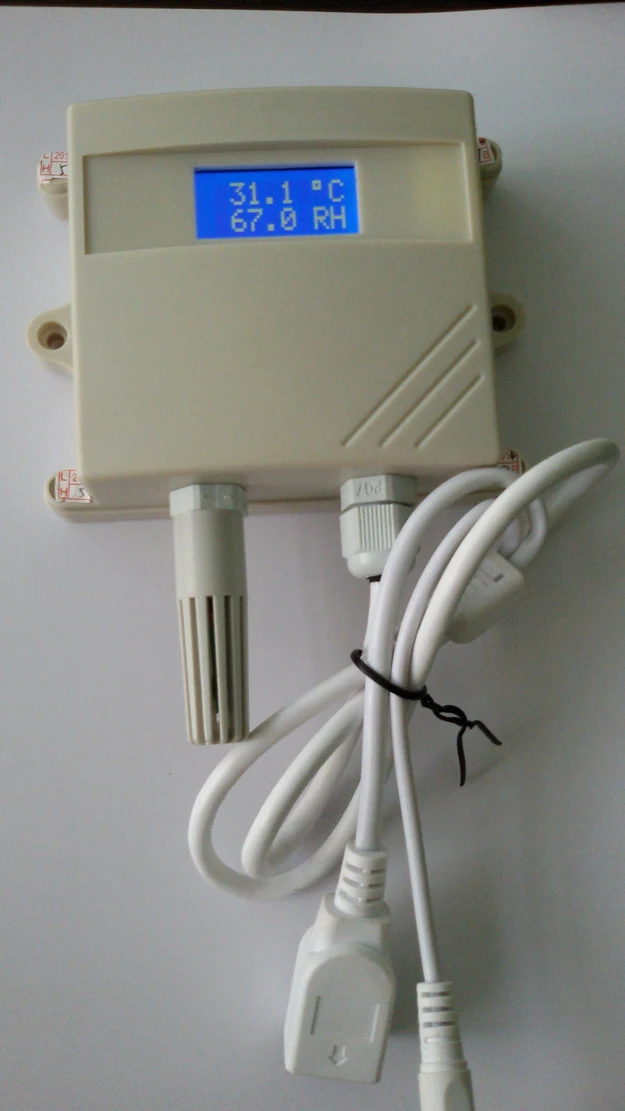 Digital Temperature Humidity Sensor Modbus For Greenhouse With 1CH Relay Support TCP/IP Protocol