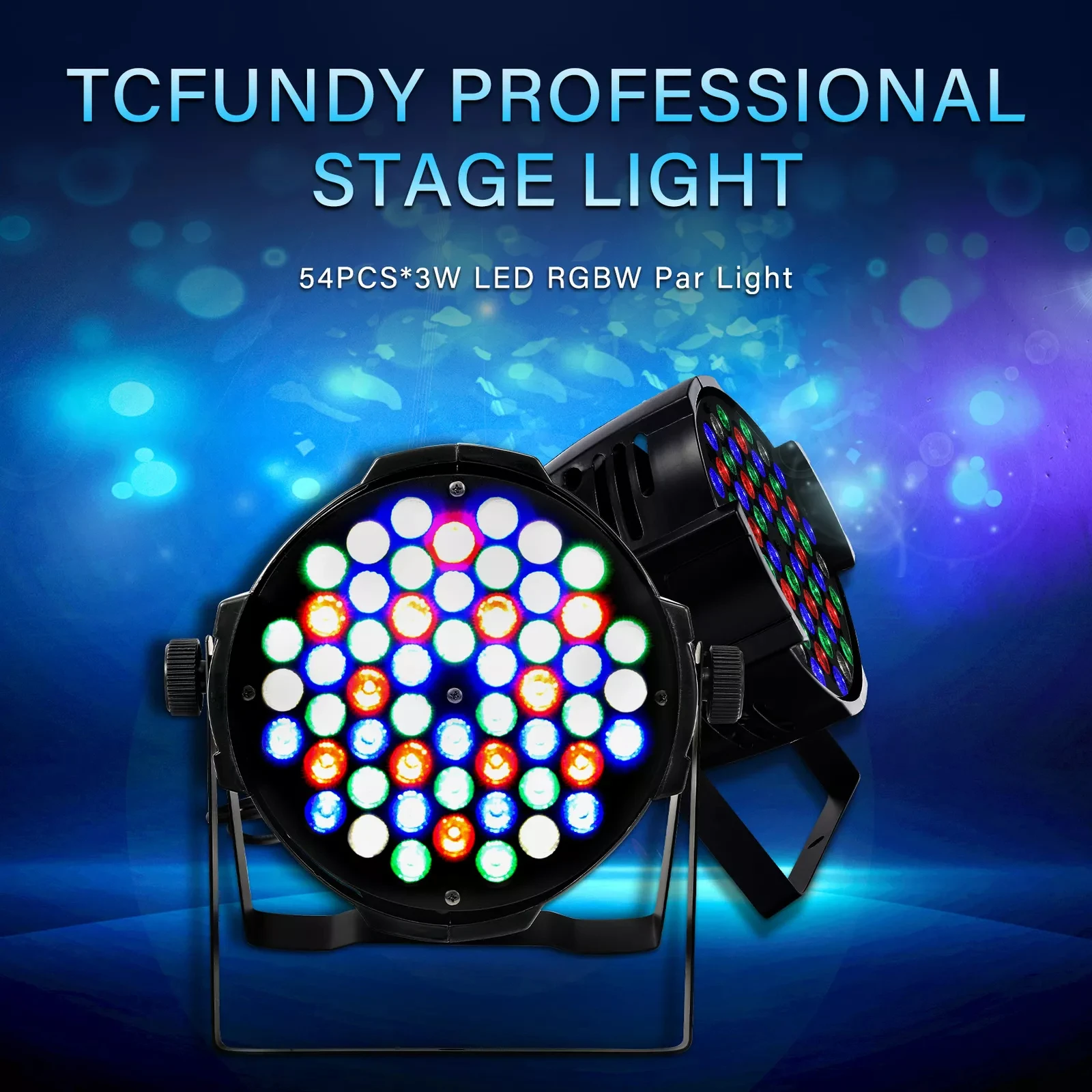 180W RGBW Par Stage Light LED DMX DJ Disco Party Lighting Beam Wash Lights