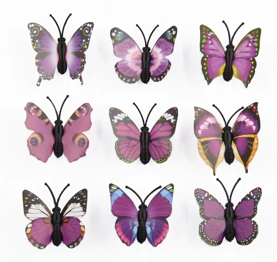 3D simulation butterfly wall sticker wedding wall decoration butterfly scene decoration butterfly