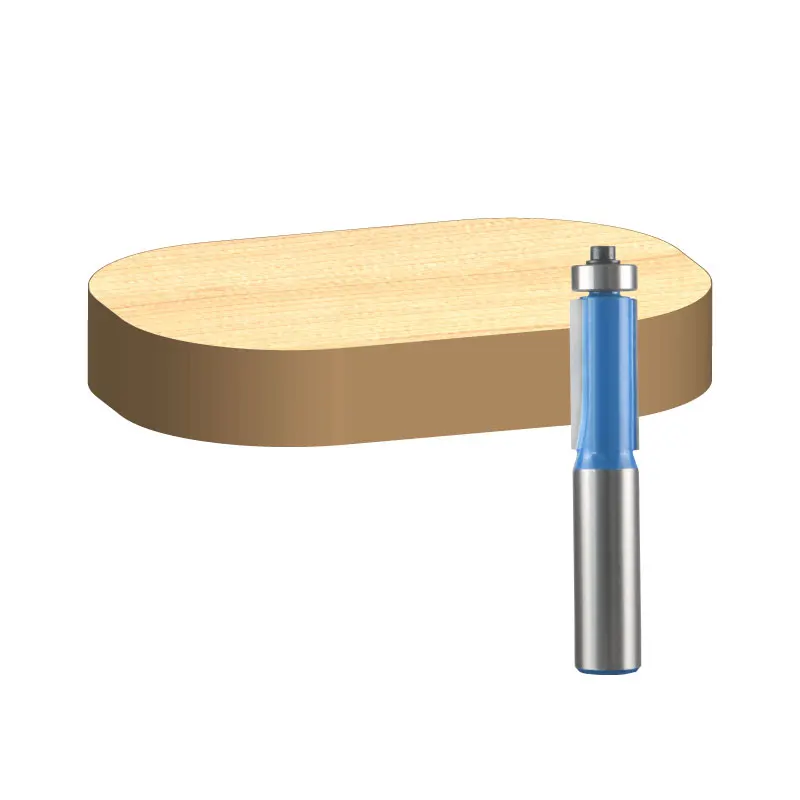 Flush Trim Router Bits Milling Cutter CNC Router Bits for Wood Solid Carbide End Mills Sharp and Wear Resistant