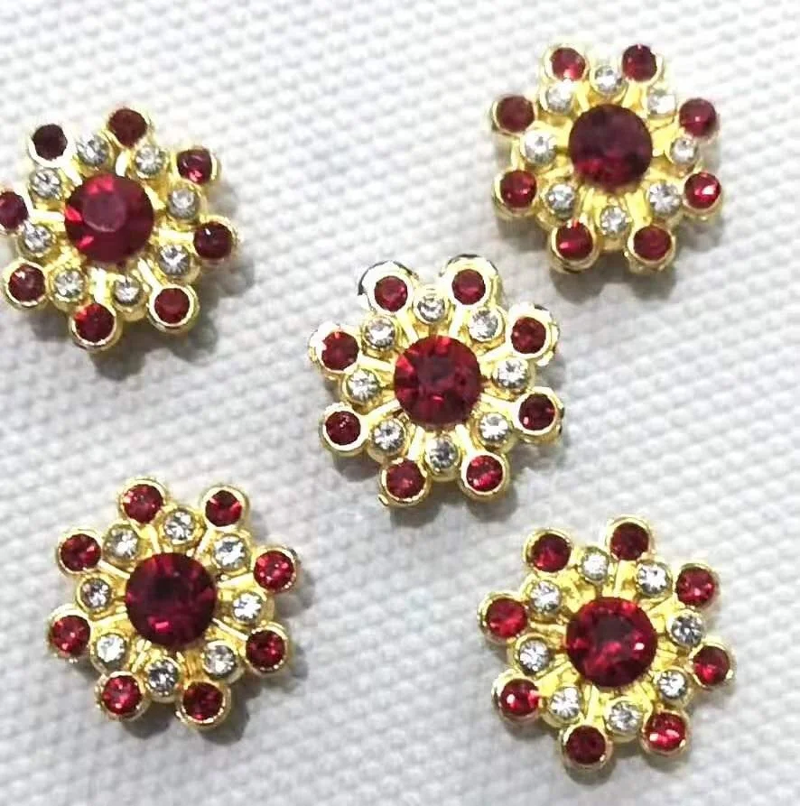 hot sale best quality claw garment accessories crystal and Rhinestone sew on Stone with brass cup