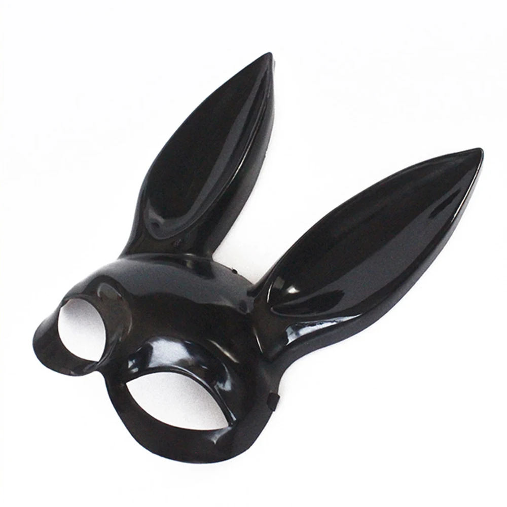 Mask Party Rabbit Funny Halloween headwear cosplay PVC Rabbit Party Supplies Bunny Mask Sexy Mask for Girl