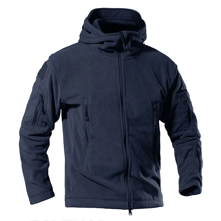 Hot Sales Outdoor Men Winter Tactical  Hunting Fleece Jacket Warm Winter Coat Plus Size For Men