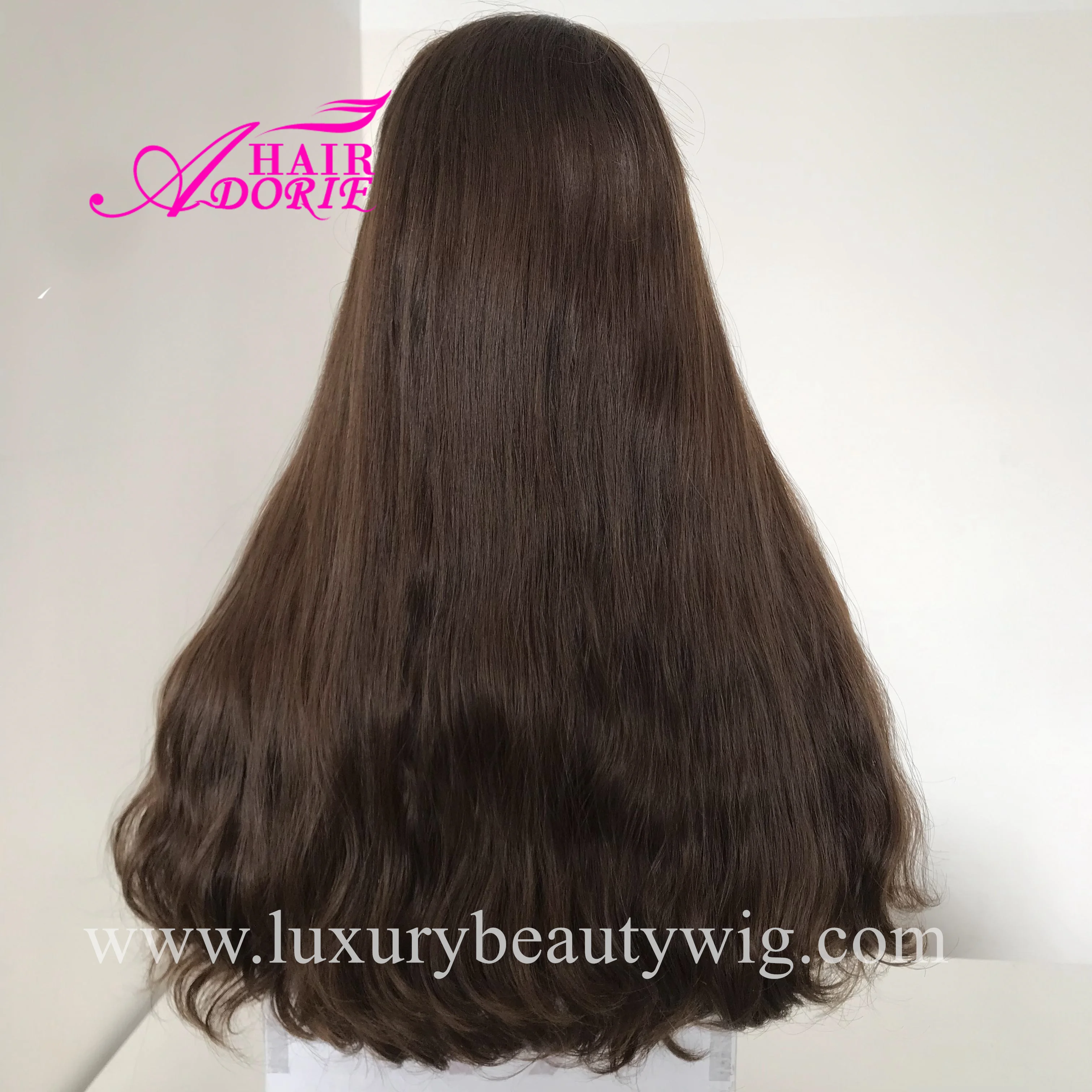 100% natural human hair wigs lace top wig big factory  Jewish wig with 15 years experience