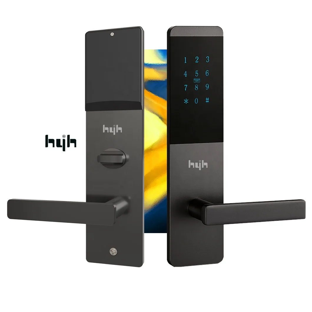 hyh Aluminium Alloy Hot Selling TTLock Digital Passcode Smart Intelligent Lever Door Lock For Apartment