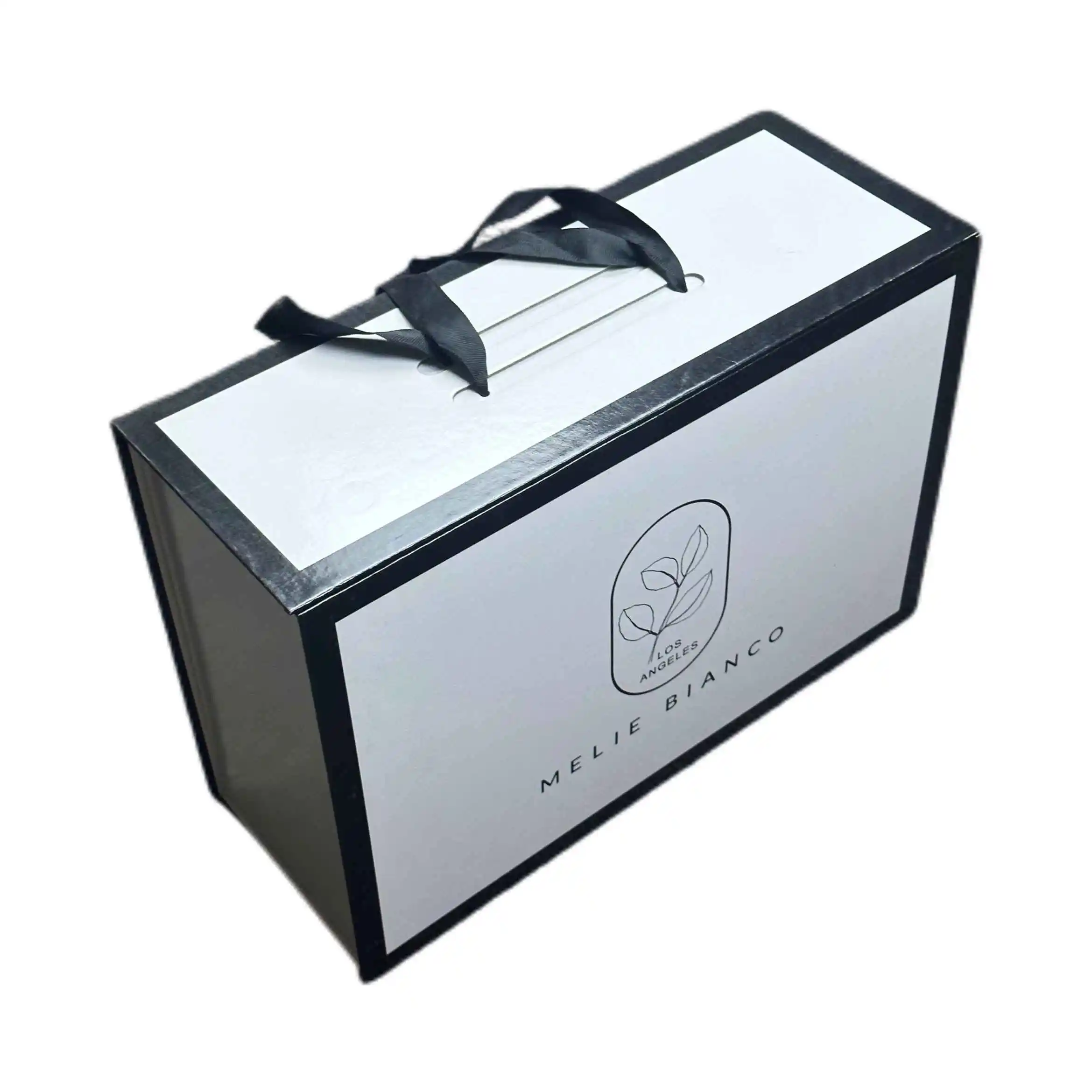 Manufacturer custom LOGO pattern high-end folding box light luxury gift packaging box