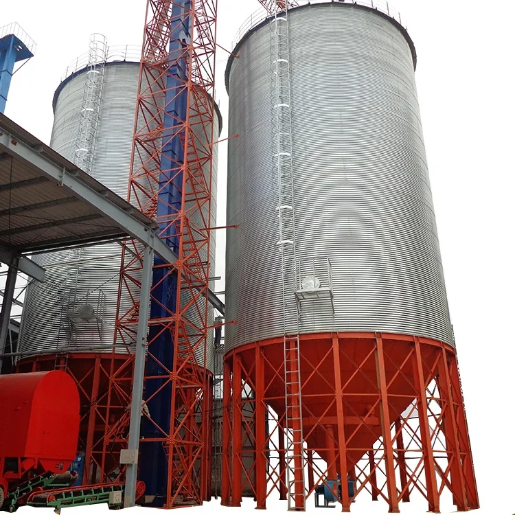 
Assembly type galvanized steel silos feeding silo grain corn paddle silo 
