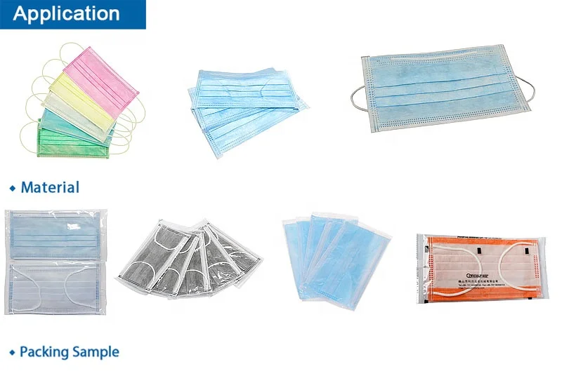 Landpack LP-350B 3ply Facemask Face Masks Mask Package Packaging Packing Machine