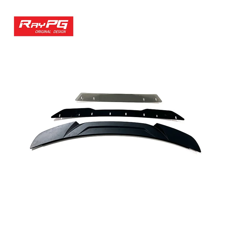 New Popular Auto Accessories ABS Carbon Fiber looks Wing Style Rear Spoiler For Ford Mustang