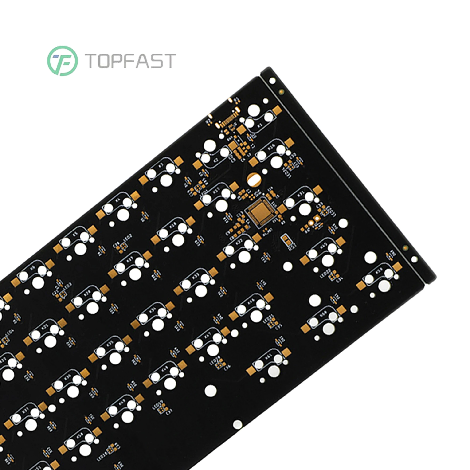 Customization High Quality Low Price Mechanical Keyboard Pcba Circuit Board Assembly Manufacturer Keyboard Dz60 Pcb In China