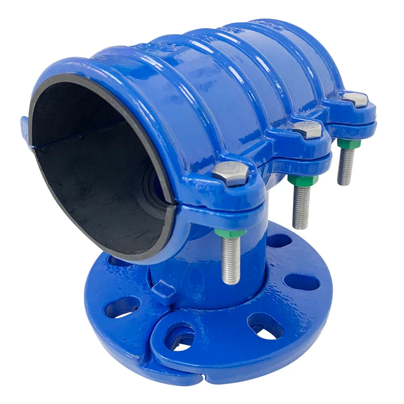 Factory direct supply Hot Selling  High Quality Ductile Iron  Pvc Pipe Fittings Tee Saddle Clamps Pipe split tee