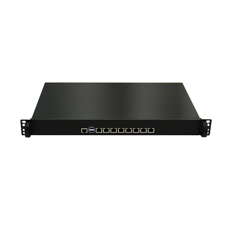 Серверный маршрутизатор 1U Pfsense с ядром i3 i5 i7 процессор 8 Intel GLAN Поддержка 2 портов xSFP брандмауэр ПК для сетевого устройства