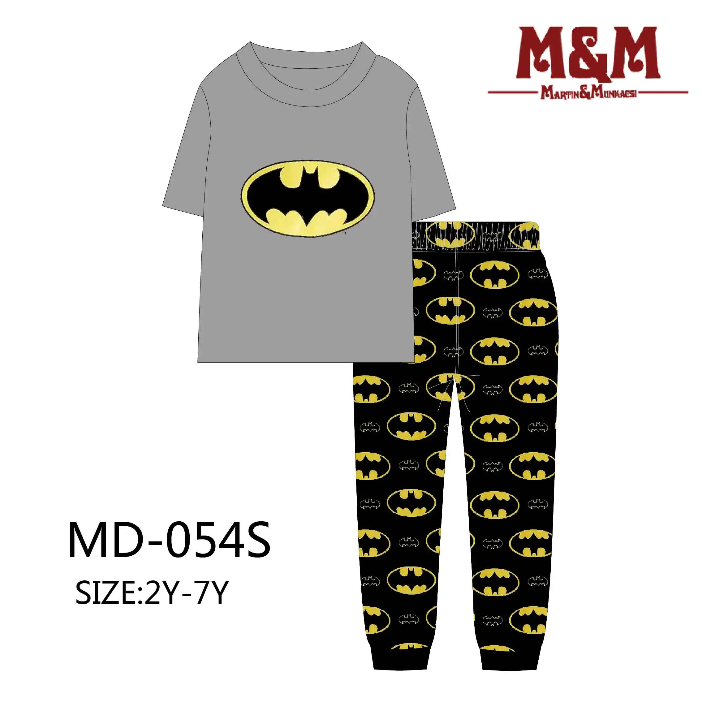 
cheaper price wholesale boys pajamas set childrens sleepwear summer baby kids suit cotton materail 