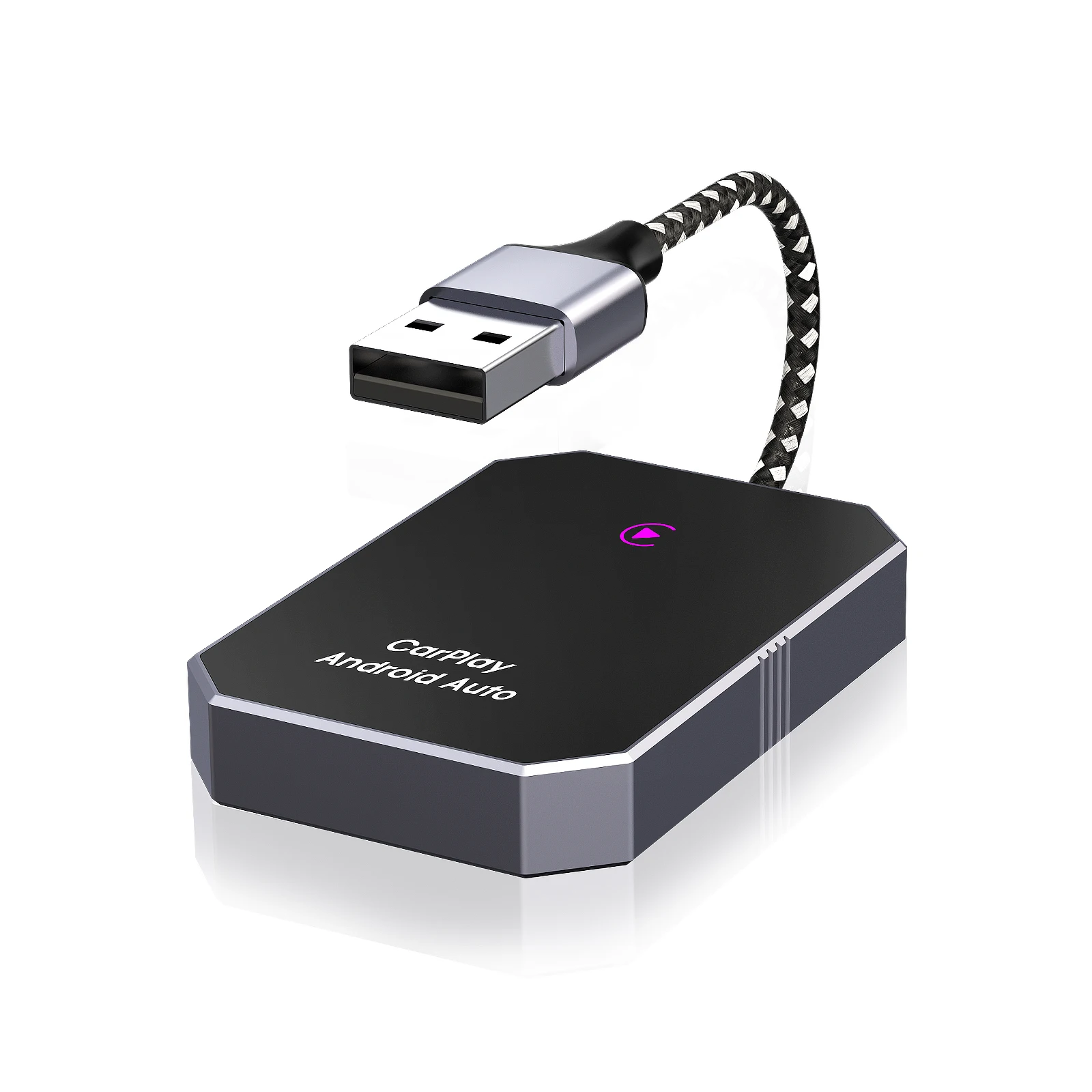 Intelligent and universal 2in1 transmission Android and iPhone Wireless CarPlay Converter Dongle ai box