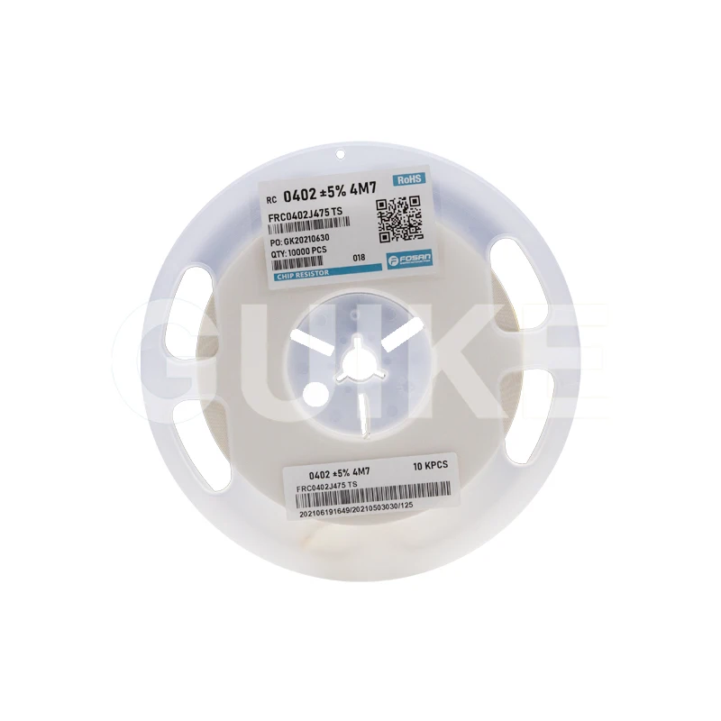 0402 +-5% 4M7 FOSAN Matrix Force Sensing All Size Resistance Smd Resistors Electronic Components 10 Ohm Resister Chip Resistor