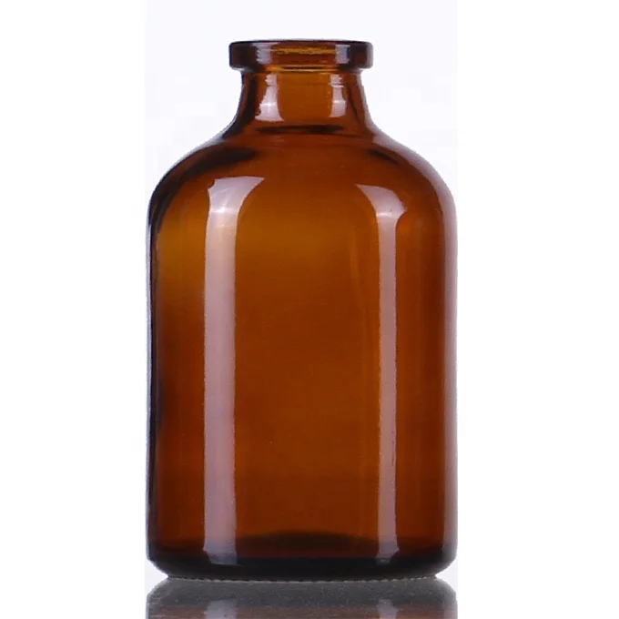 Amber Moulded Injection Vials for Antibiotics